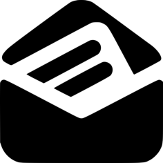 Gui Email Read Stencil Svg Vector, Free Vectors File